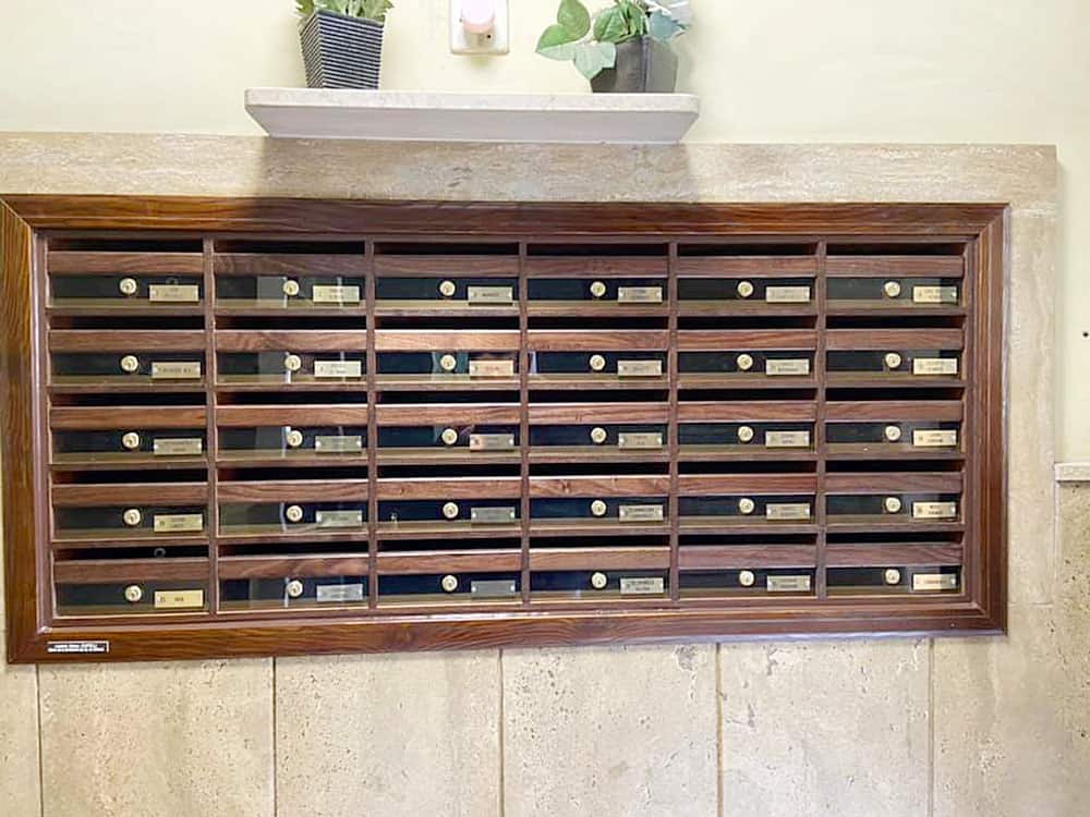 Cassette postali in legno